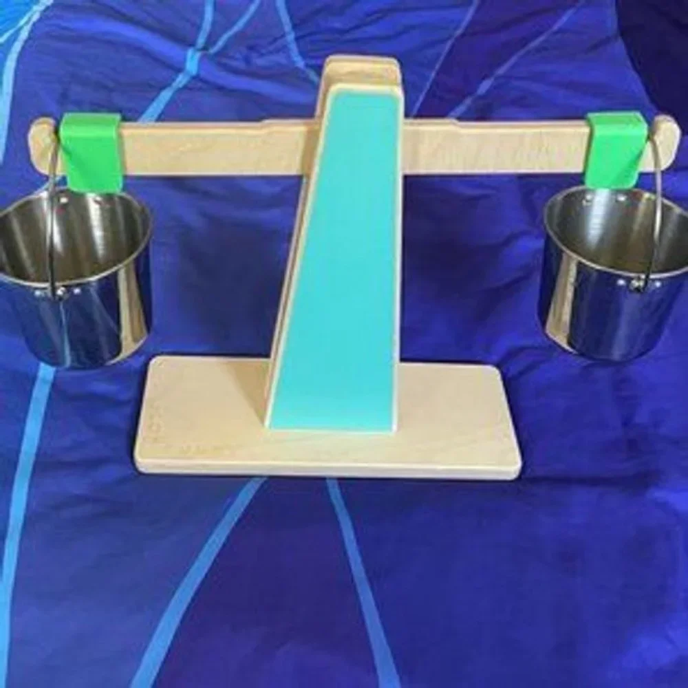 Lovevery Every Which Weigh Scale & Pails, from The Enthusiast Toddler Play Kit